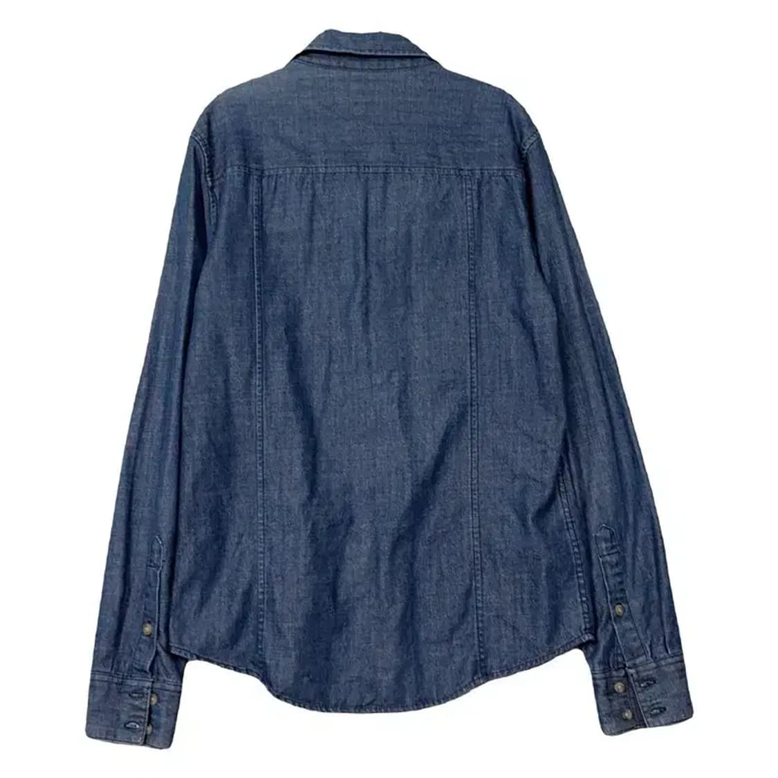 지오다노 투포켓 데님 셔츠 L 상품이미지2