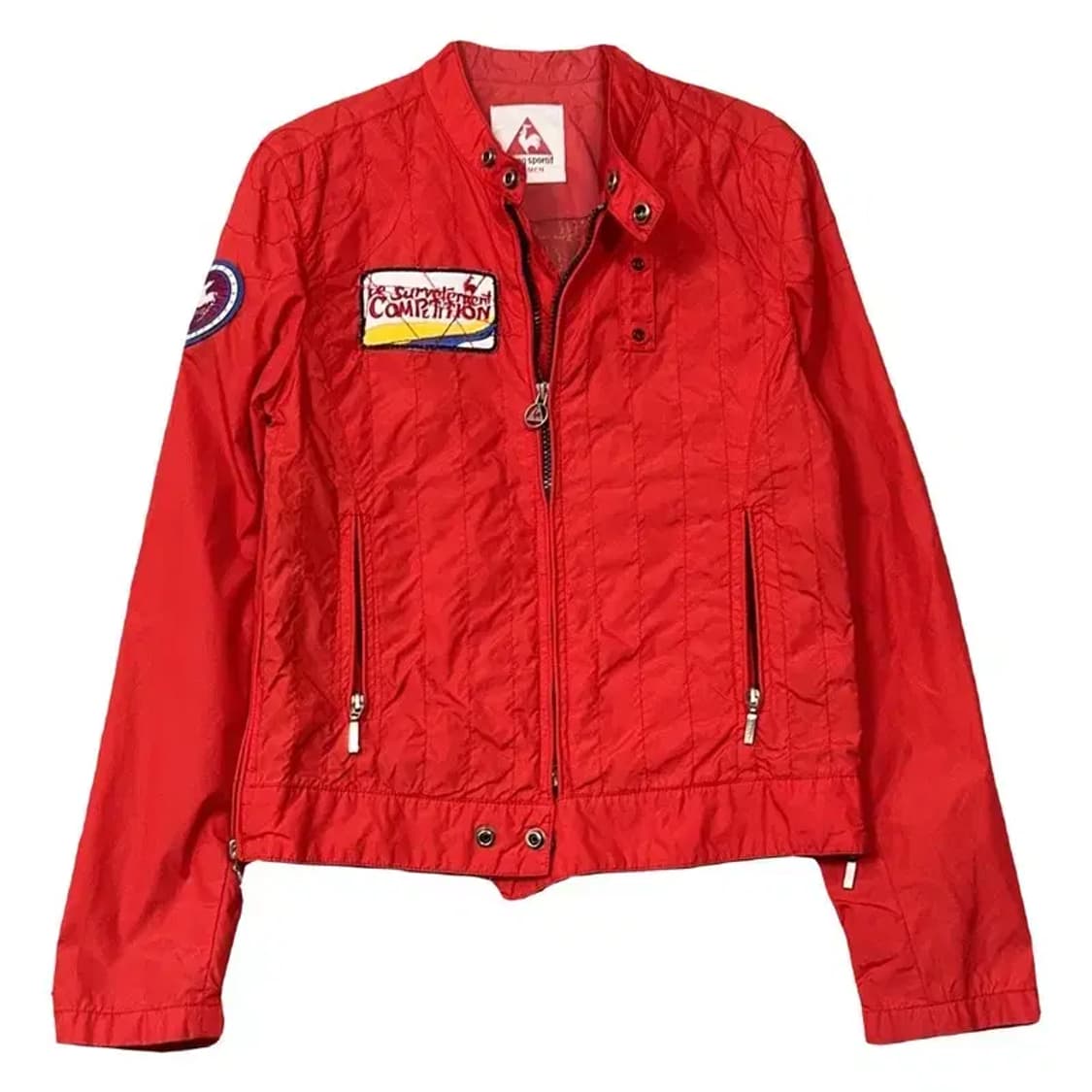 르꼬끄 스포츠 레드 패치 로고 집업 자켓 85(S) 상품이미지1