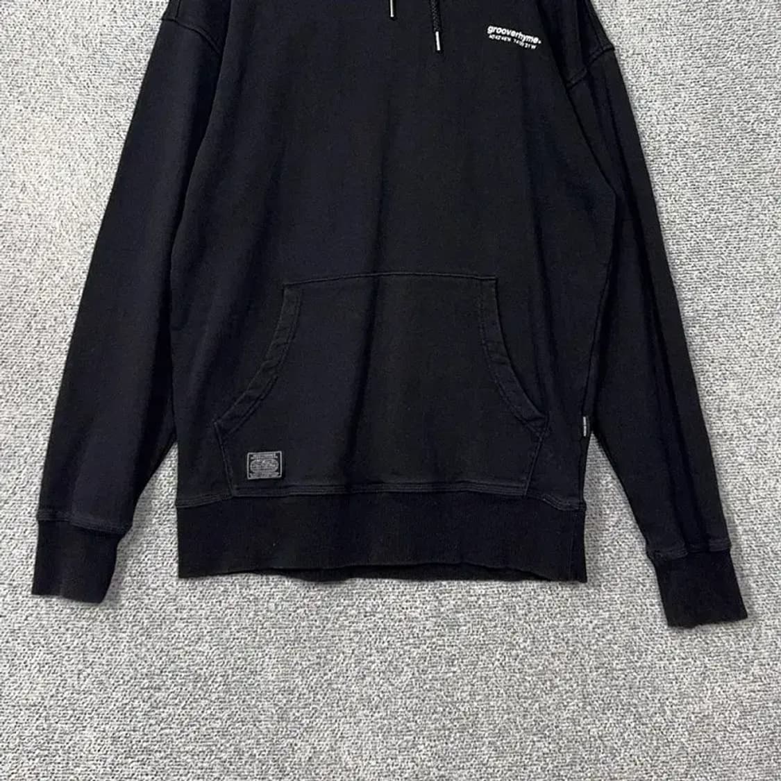 그루브라임 스펠 로고 블랙 후드티 M 상품이미지4
