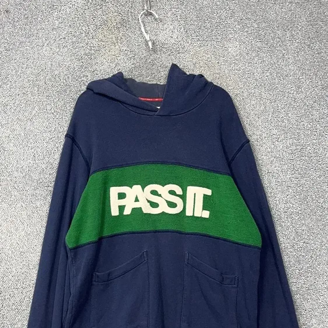 엄브로 프린팅 네이비 후드티 L 상품이미지3