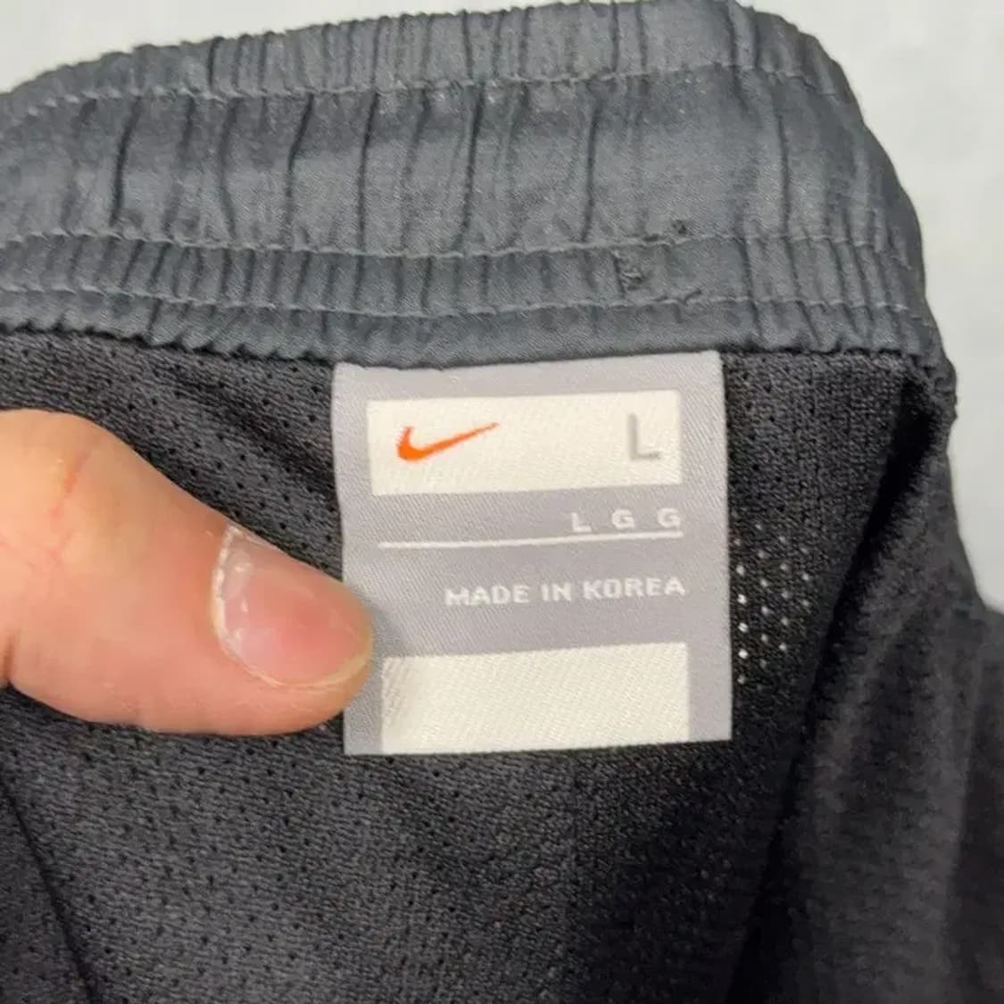 나이키 블랙 로고 우븐 트레이닝 팬츠 L 상품이미지5