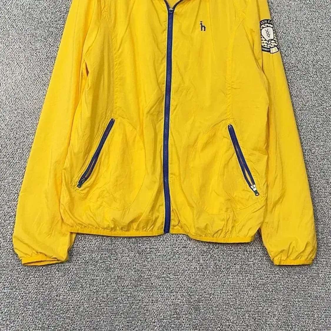 해지스 옐로우 남성 골프 기능성 바람막이 95 상품이미지4