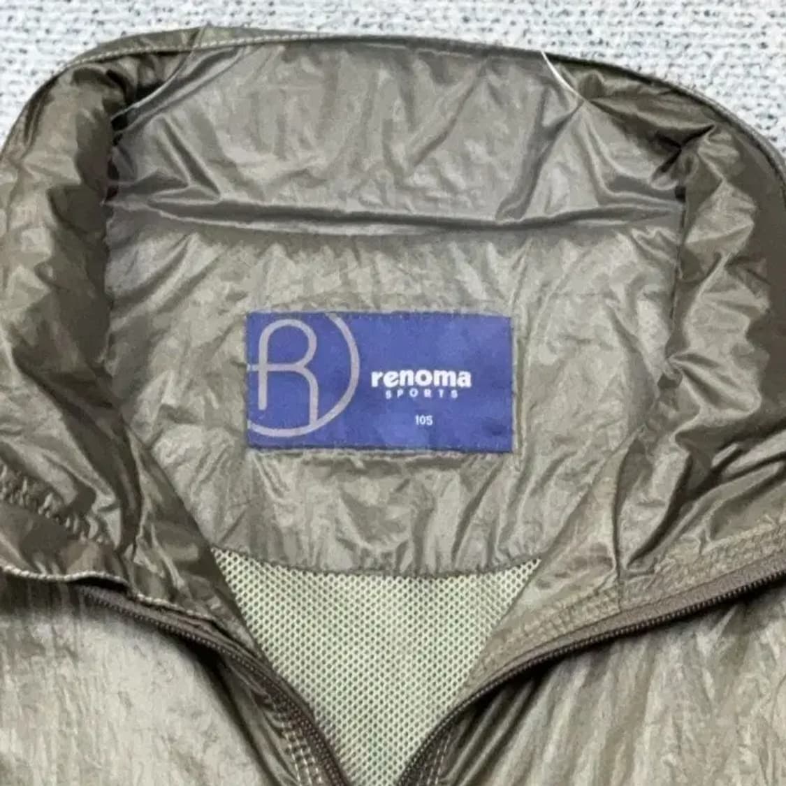 레노마 카키 로고 남성 기능성 바람막이 105 상품이미지4