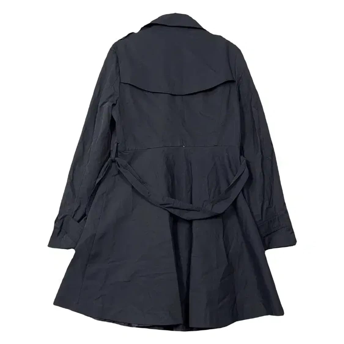 사틴 네이비 클랙식 트렌치 코트 M 상품이미지2