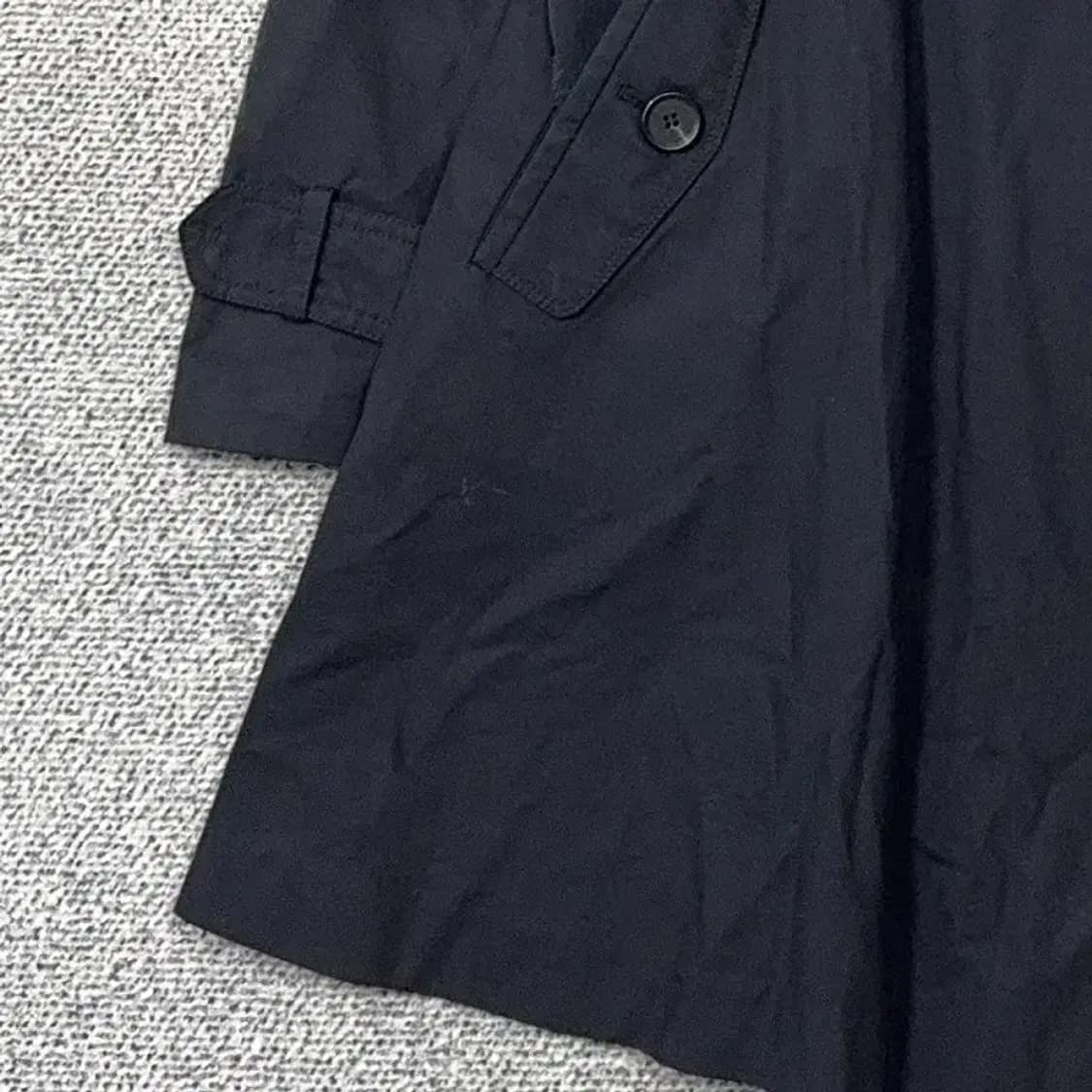 사틴 네이비 클랙식 트렌치 코트 M 상품이미지5