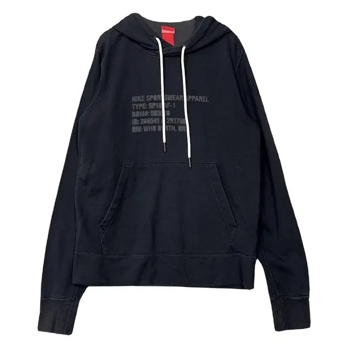 나이키 프린팅 네이비 로고 후드티 M 상품이미지1