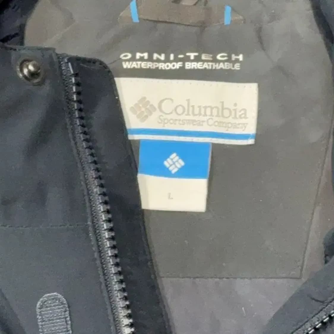 콜롬비아 네이비 옴니테크 남성 기능성 바람막이 윈드자켓 L 상품이미지4