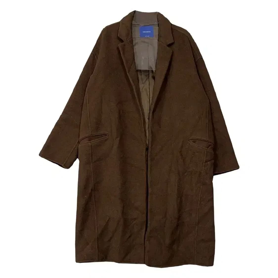 쉬스미스 브라운 클래식 울 롱 코트 55 상품이미지1