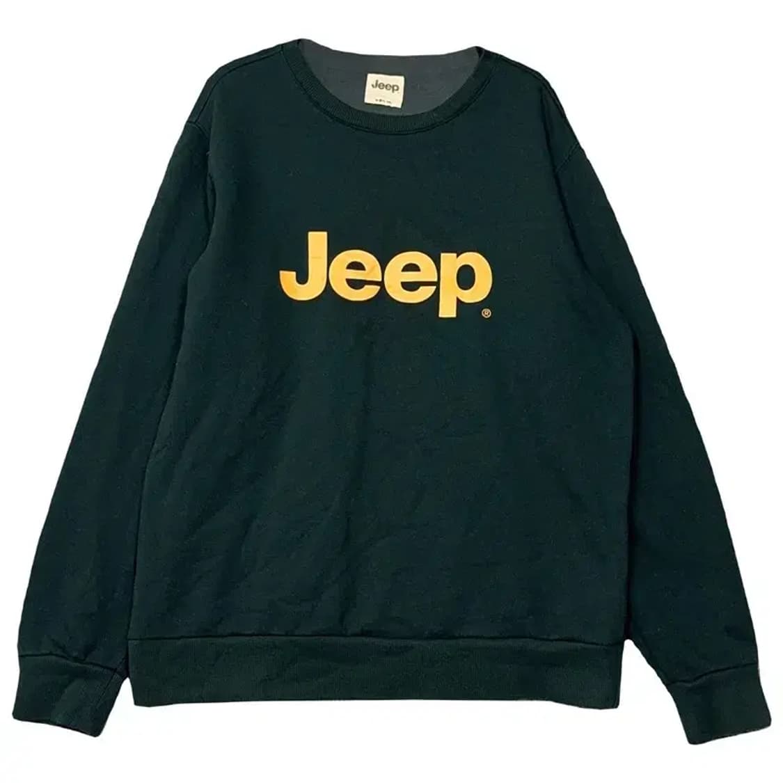 지프 프린팅 그린 맨투맨 L 상품이미지1