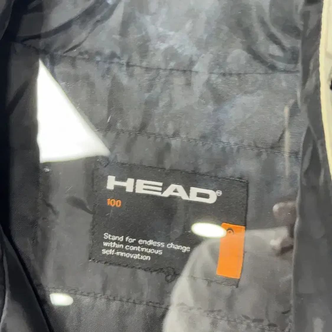헤드 블랙 로고 기능성 바람막이 100 상품이미지5