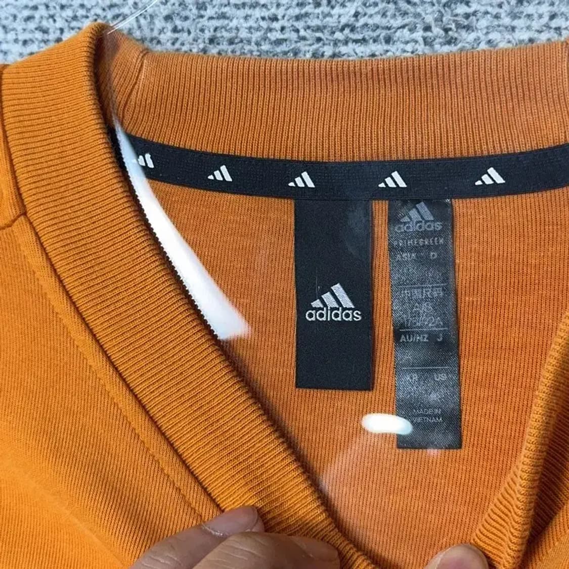 아디다스 오렌지 로고 삼선 맨투맨 A/S 175/92A AU/NZ 3 상품이미지3