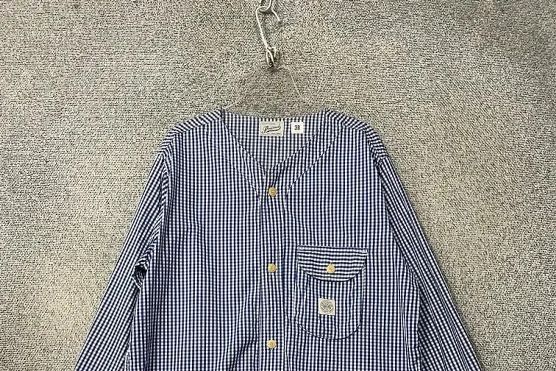 파르티멘토 스트라이프 네이비 셔츠 38 상품이미지3