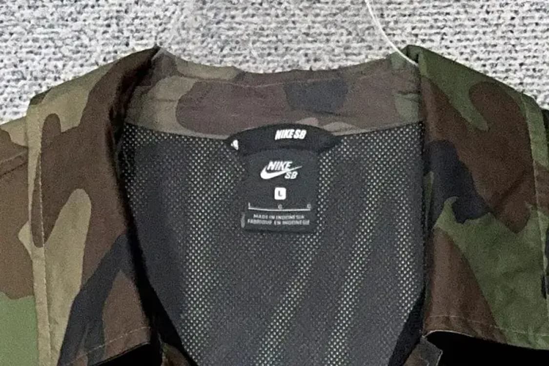 나이키 SB 밀리터리 카키 바람막이 L 상품이미지5