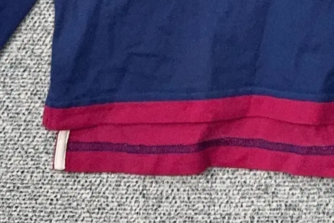 타미힐피거 스트라이프 네이비 로고 럭비 카라티 M 상품이미지6