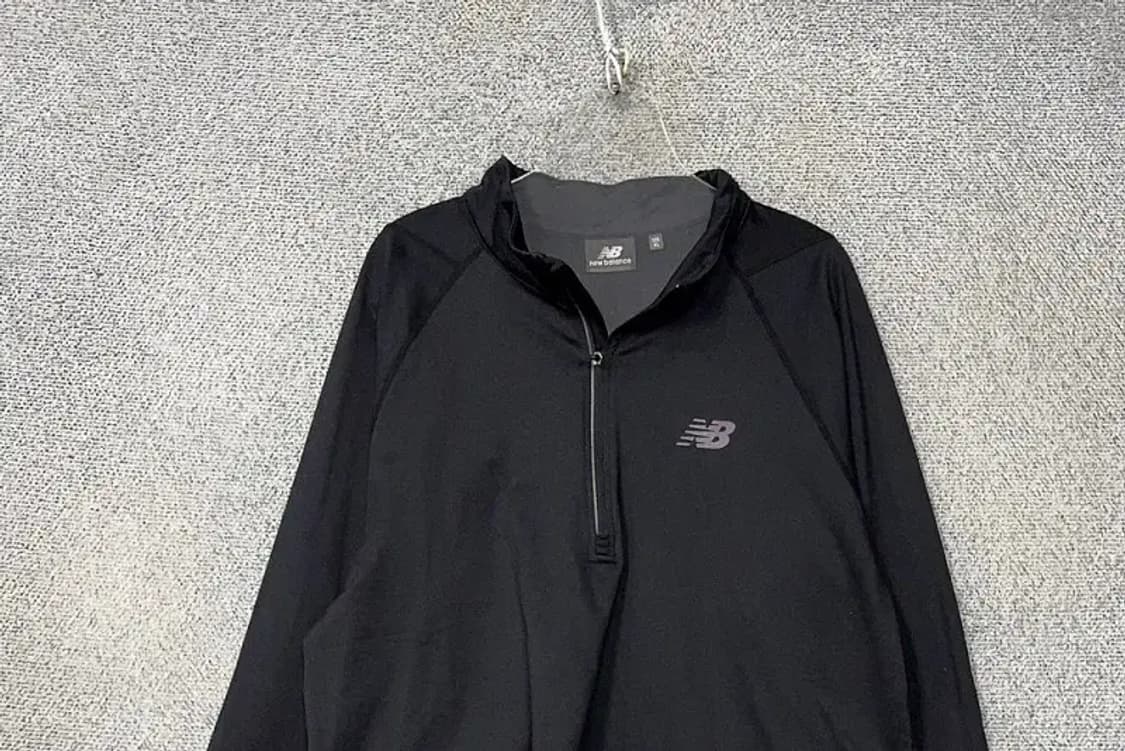 뉴발란스 블랙 로고 기능성 긴팔티 XL 상품이미지3