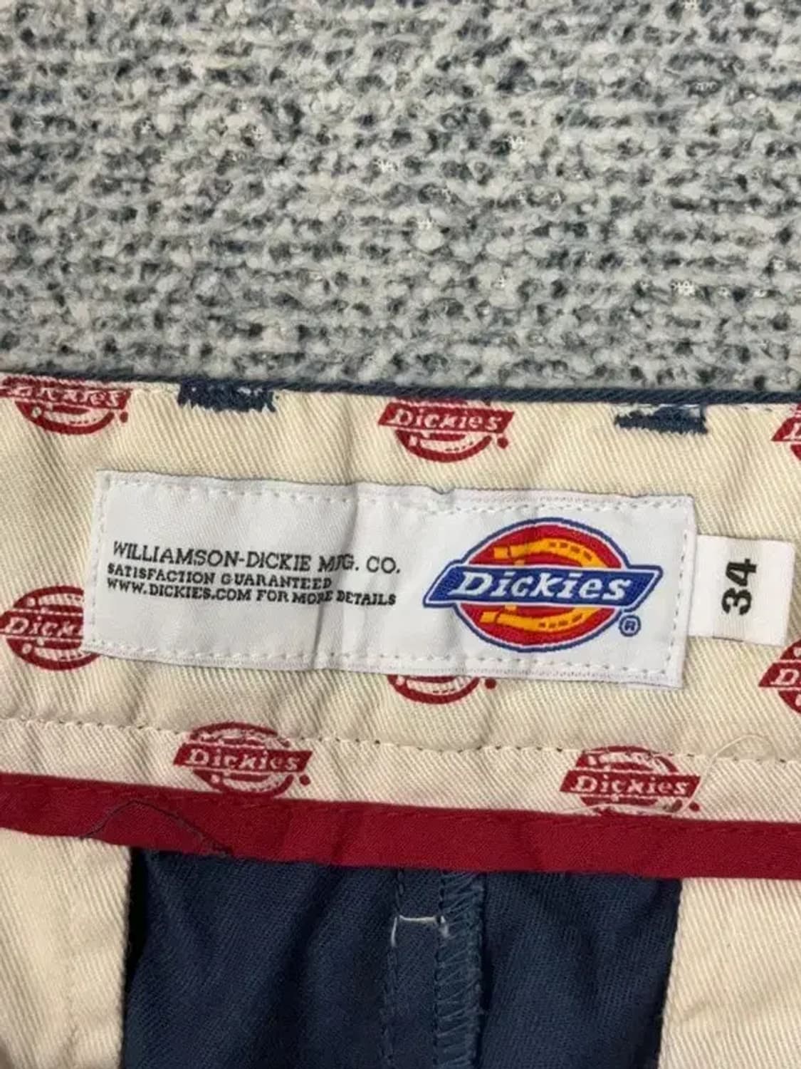 디키즈 네이비 캐주얼 면바지 34(91) 상품이미지8