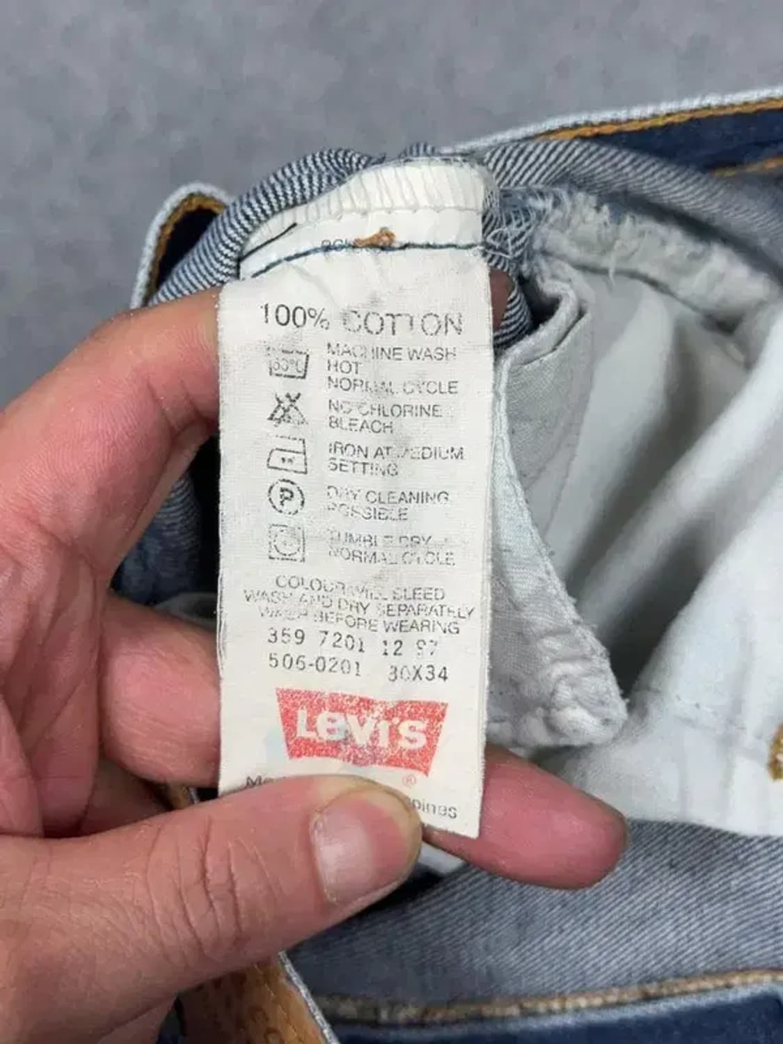 리바이스 506 00s 빈티지 청바지 W 30 L 34 상품이미지7