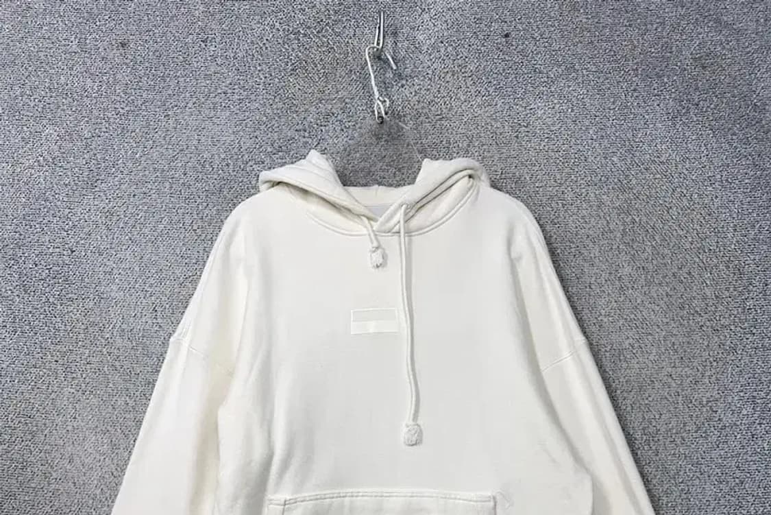 아디다스 화이트 오버핏 후드티 S 상품이미지3