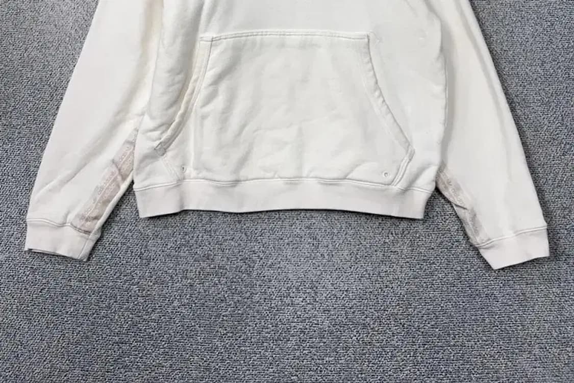 아디다스 화이트 오버핏 후드티 S 상품이미지4