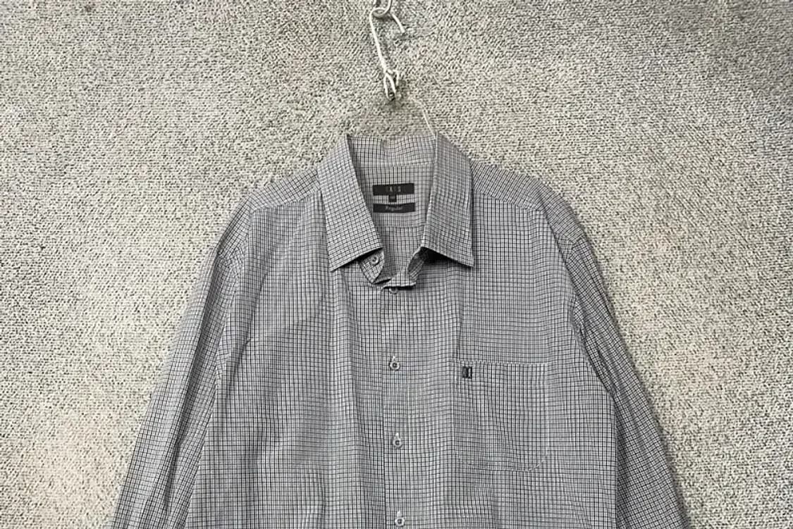 닥스 체크 라이트 그레이 로고 셔츠 110 상품이미지3