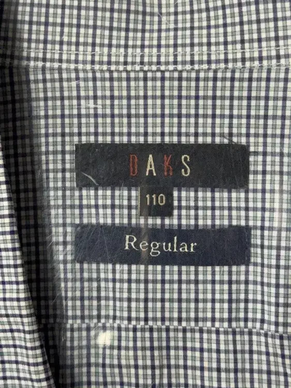 닥스 체크 라이트 그레이 로고 셔츠 110 상품이미지7