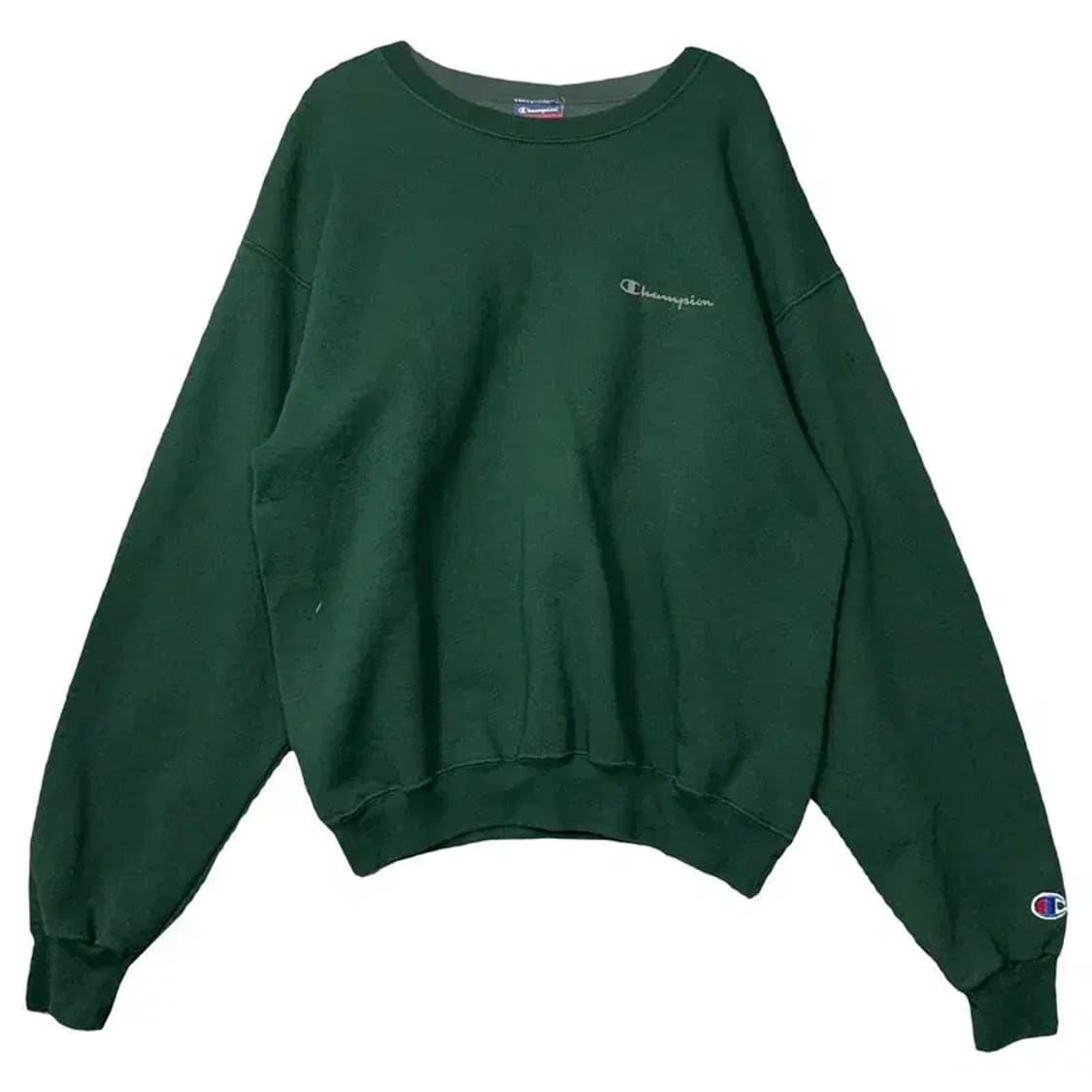 챔피온 그린 로고 오버핏 맨투맨 M 상품이미지1