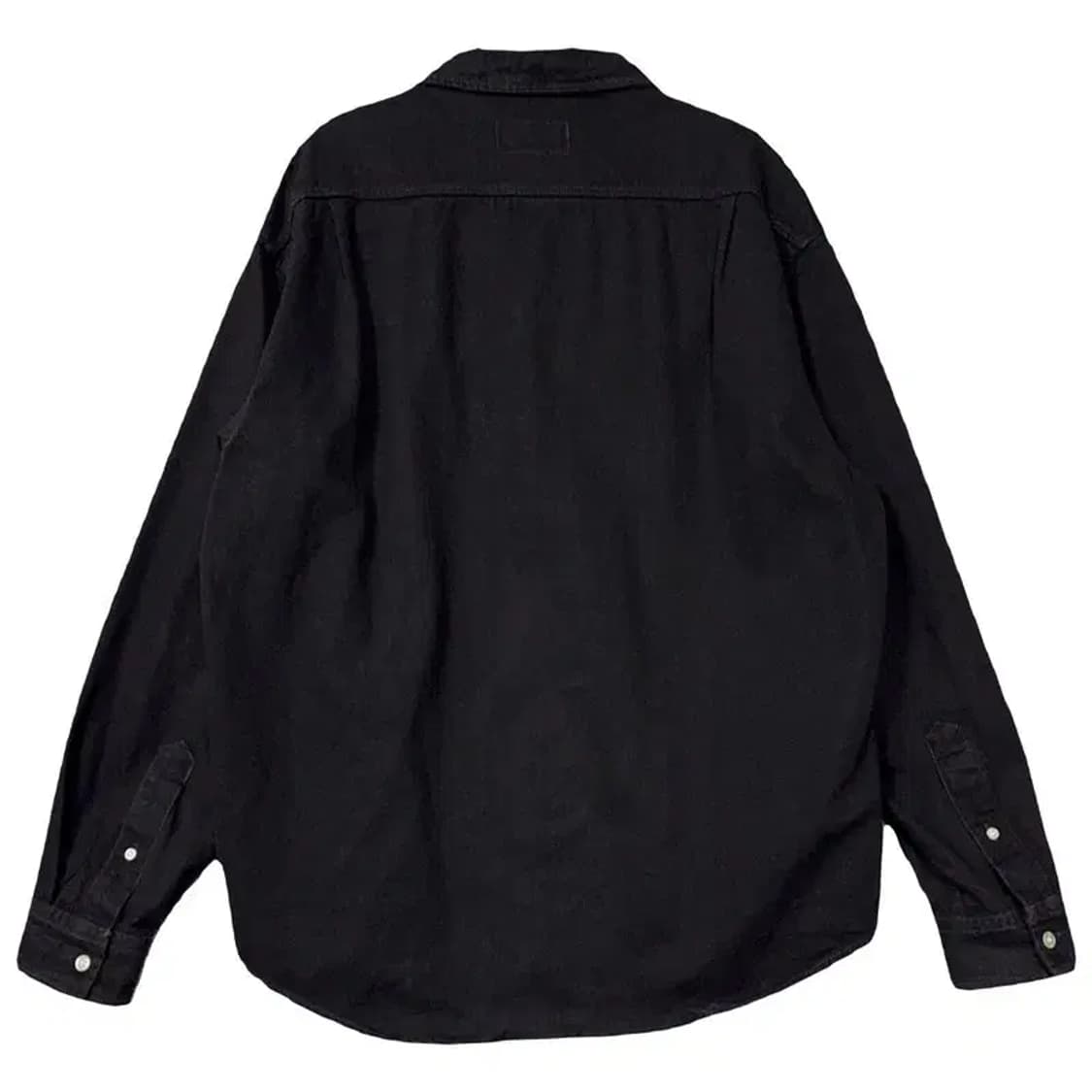 디스이즈네버댓 블랙 스펠 로고 코튼 셔츠 S 상품이미지2