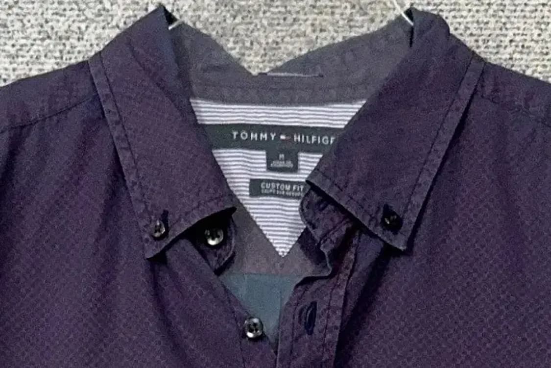 타미힐피거 퍼플 셔츠 M 상품이미지5
