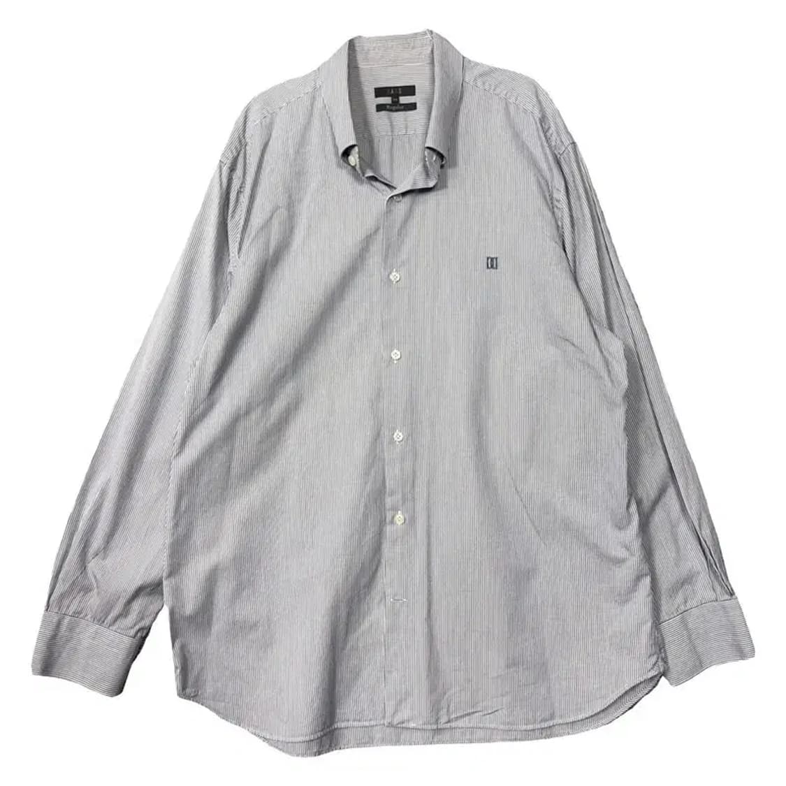닥스 스트라이프 라이트 그레이 로고 셔츠 115 상품이미지1