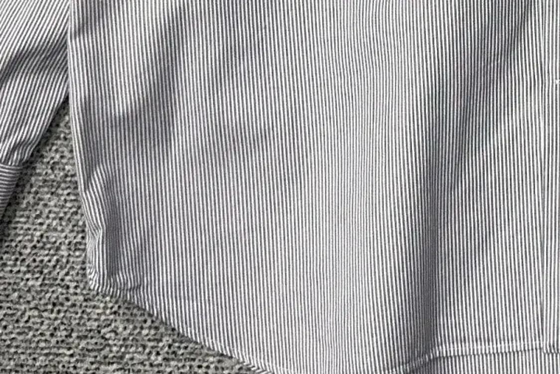 닥스 스트라이프 라이트 그레이 로고 셔츠 115 상품이미지5