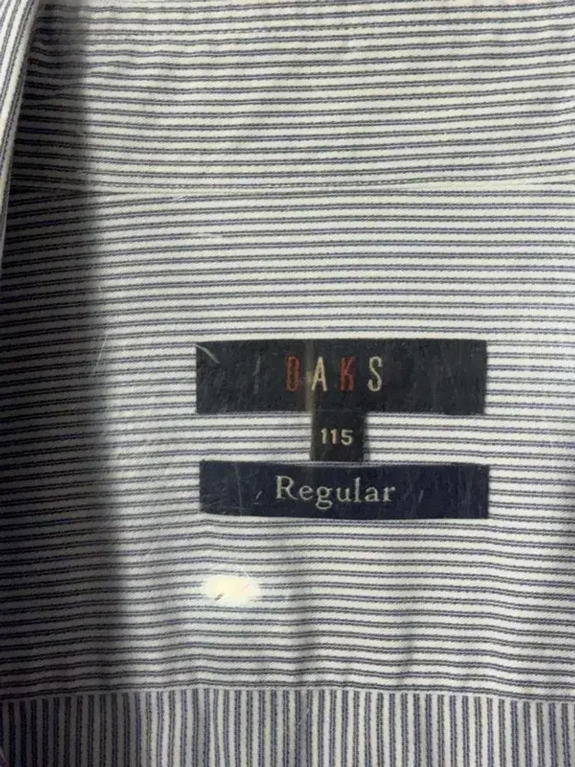 닥스 스트라이프 라이트 그레이 로고 셔츠 115 상품이미지6