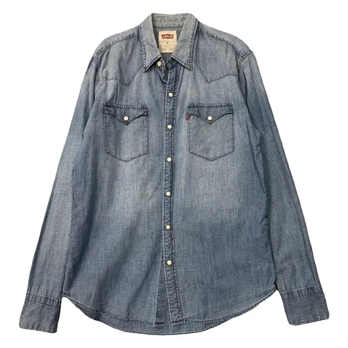 리바이스 데님 인디고 웨스턴 셔츠 M 상품이미지1
