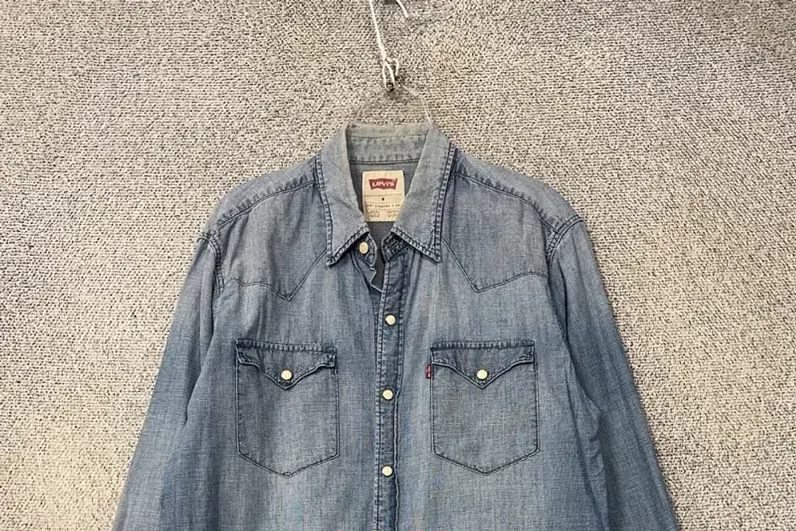 리바이스 데님 인디고 웨스턴 셔츠 M 상품이미지3