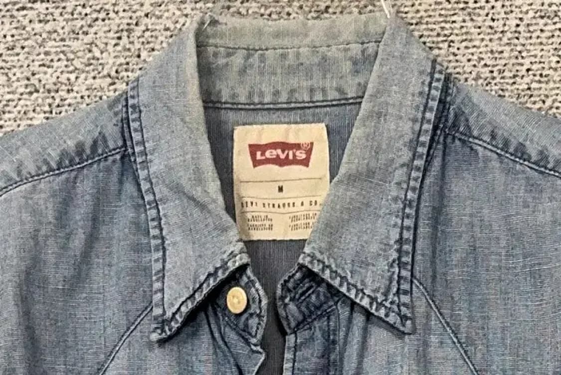 리바이스 데님 인디고 웨스턴 셔츠 M 상품이미지5