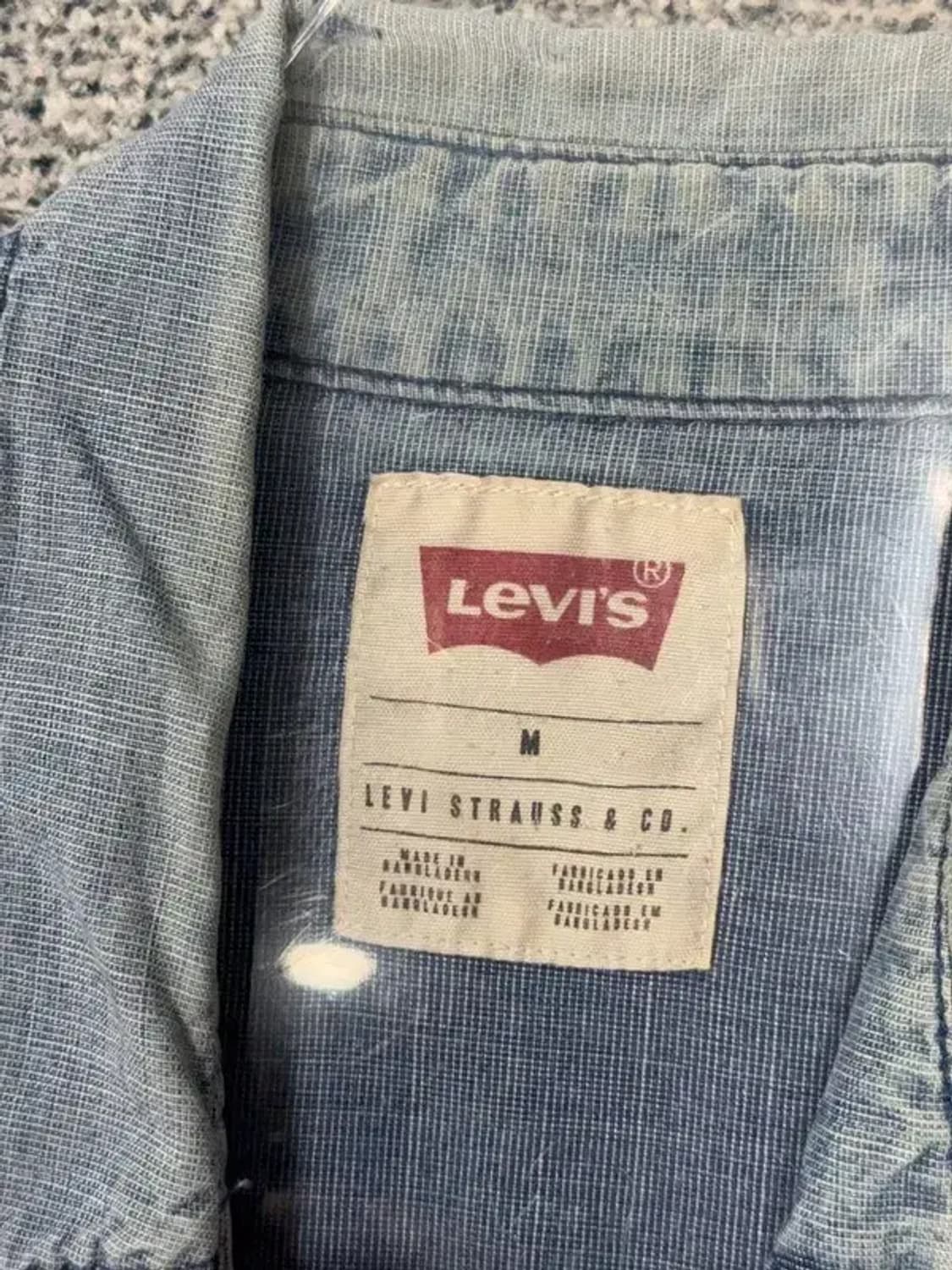 리바이스 데님 인디고 웨스턴 셔츠 M 상품이미지8