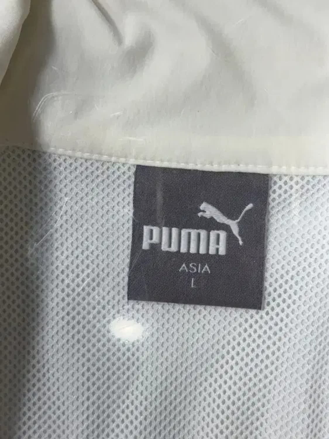 푸마 화이트 로고 바람막이 L 상품이미지6