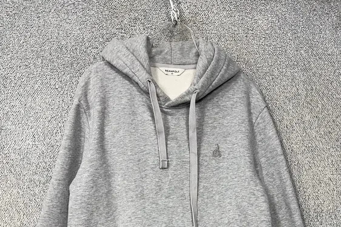 빈폴 라이트 그레이 로고 후드티 95 상품이미지3