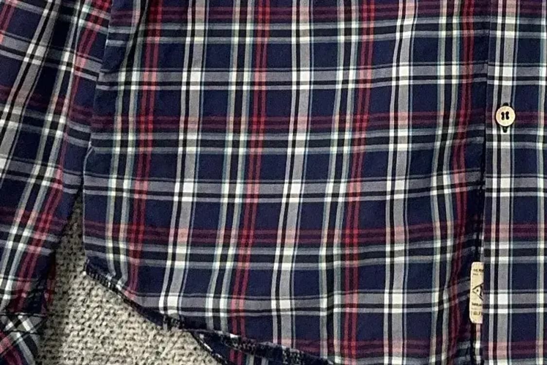 타미힐피거 투포켓 캐주얼 체크 셔츠 M 상품이미지5