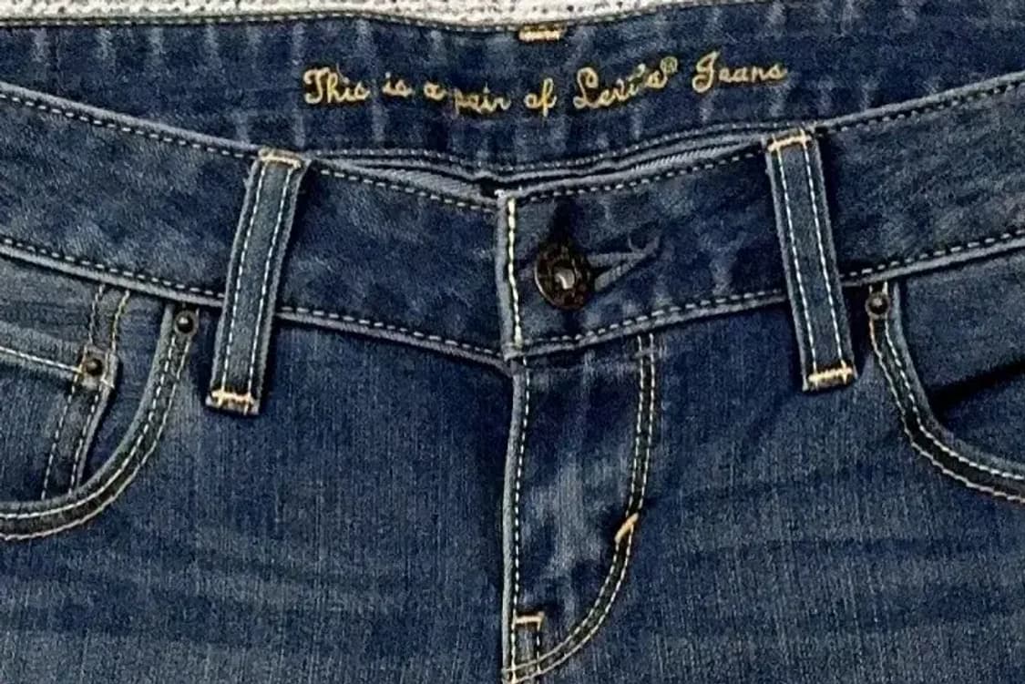 리바이스 워싱 일자핏 청바지 W28 L32 상품이미지6