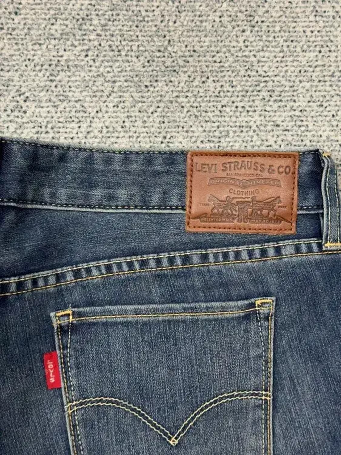 리바이스 워싱 일자핏 청바지 W28 L32 상품이미지8