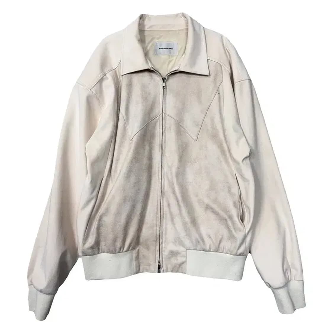 빈티지 크림 스웨이드 해링턴 자켓 XL 상품이미지1