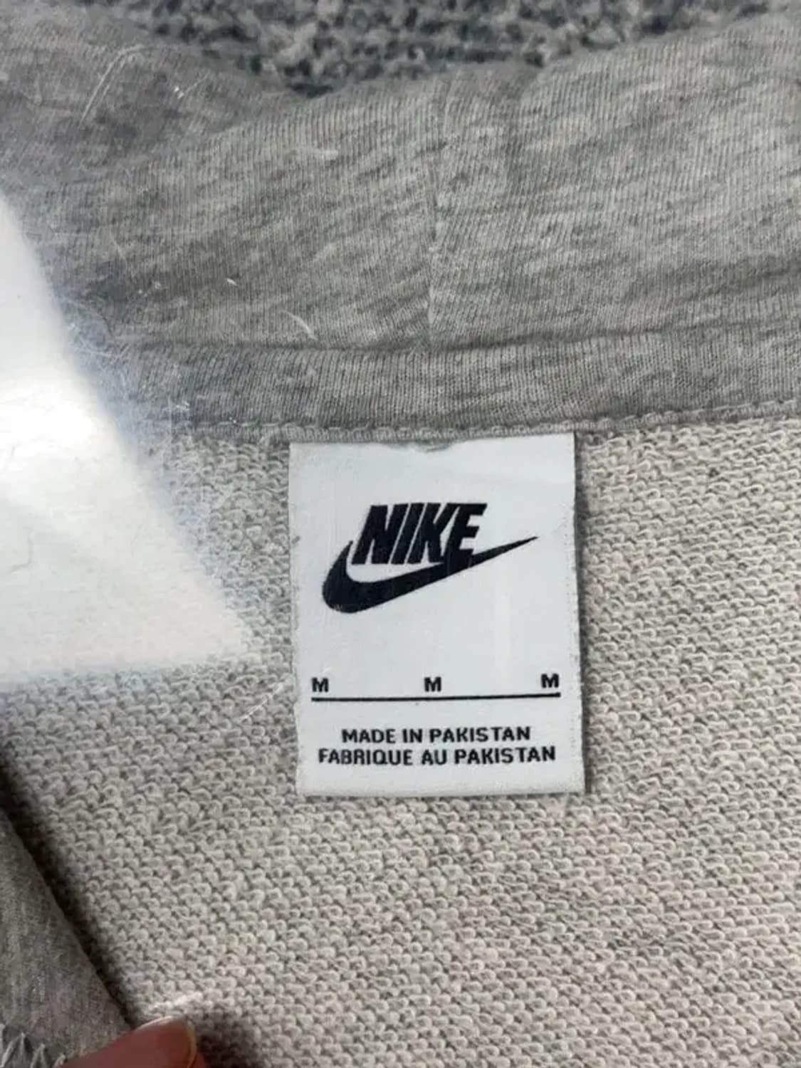나이키 프린팅 라이트 그레이 후드티 M 상품이미지6