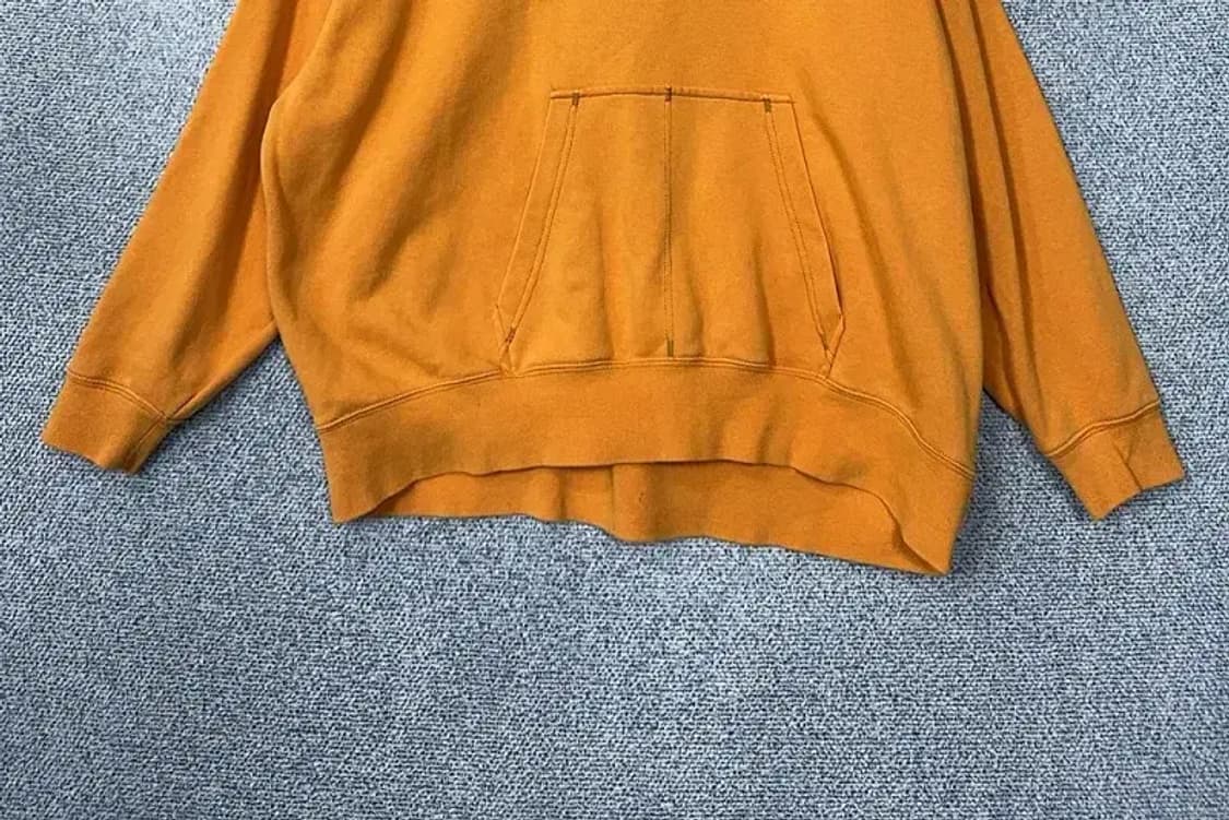 나이키 오렌지 로고 오버핏 롱 후드티 XS 상품이미지4