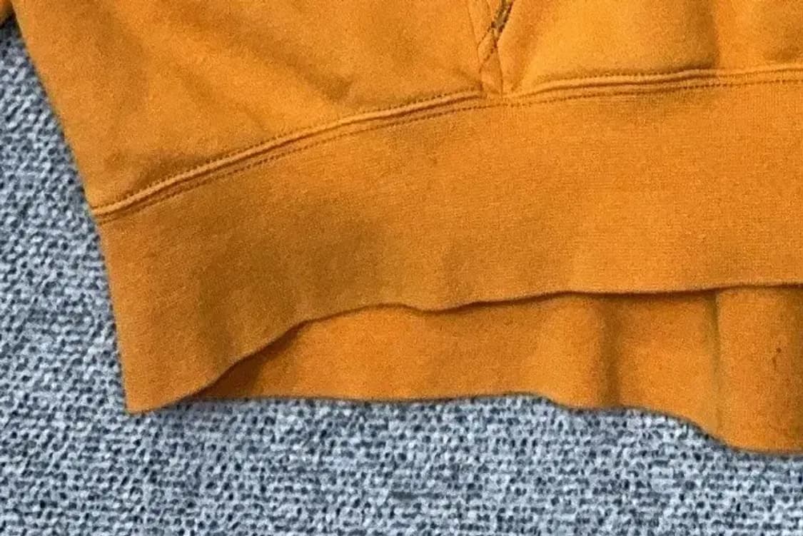 나이키 오렌지 로고 오버핏 롱 후드티 XS 상품이미지6