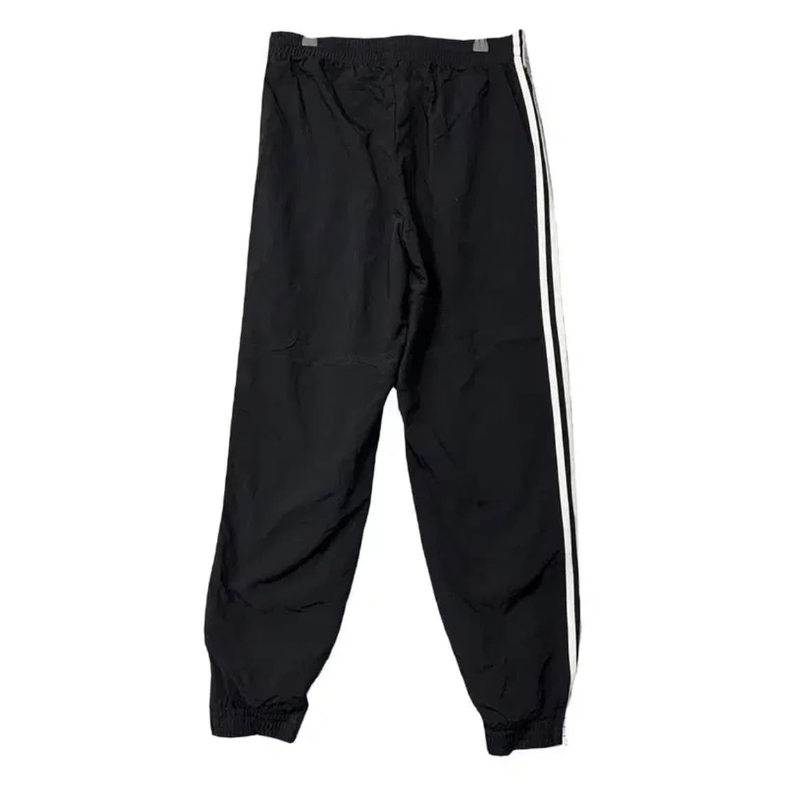 아디다스 블랙 불꽃 로고 검흰 삼선 조거팬츠 L 상품이미지2