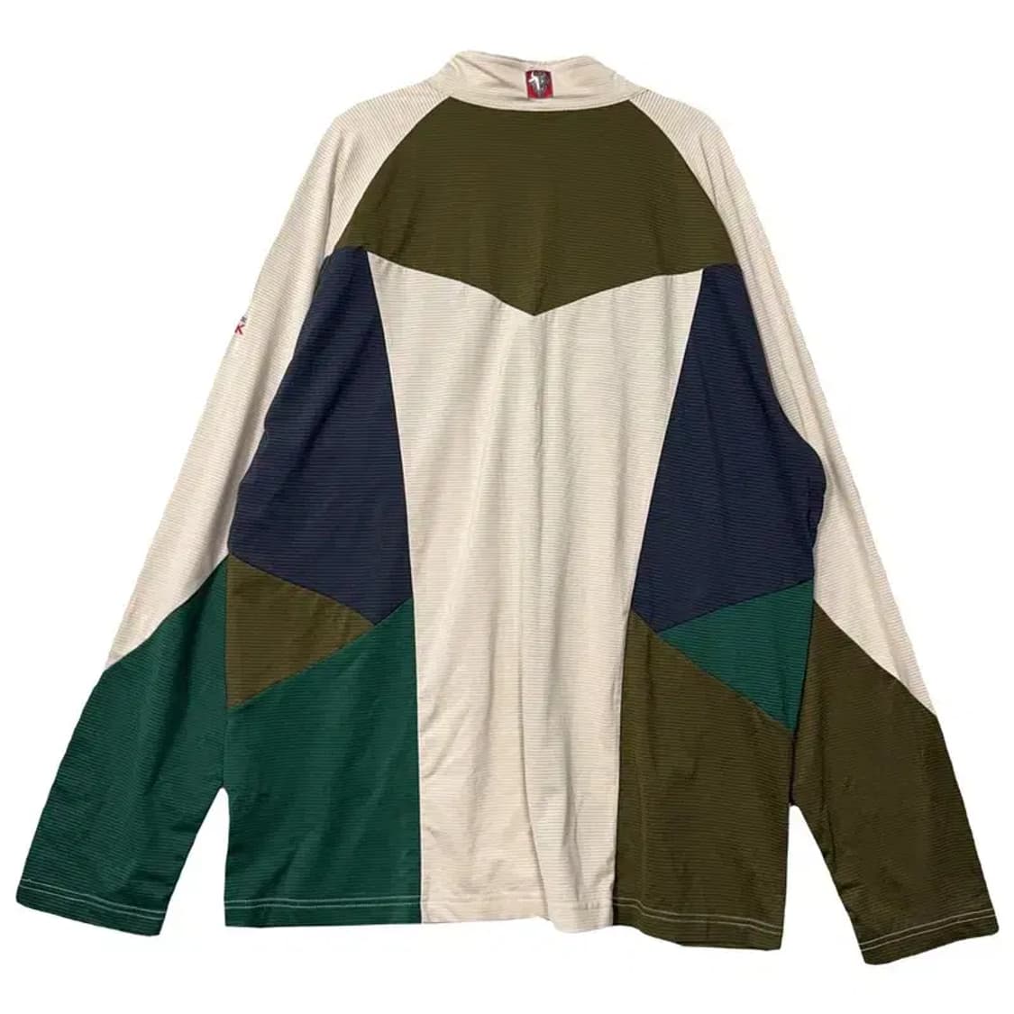 블랙야크 로고 멀티컬러 기능성 반집업 긴팔 125 상품이미지2