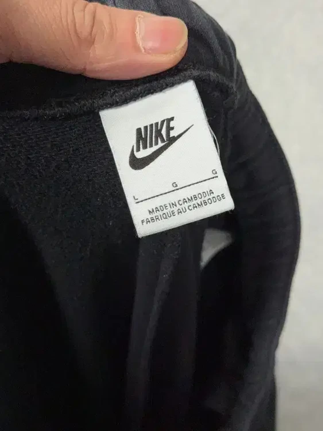 나이키 블랙 로고 프린팅 조거팬츠 L 상품이미지5