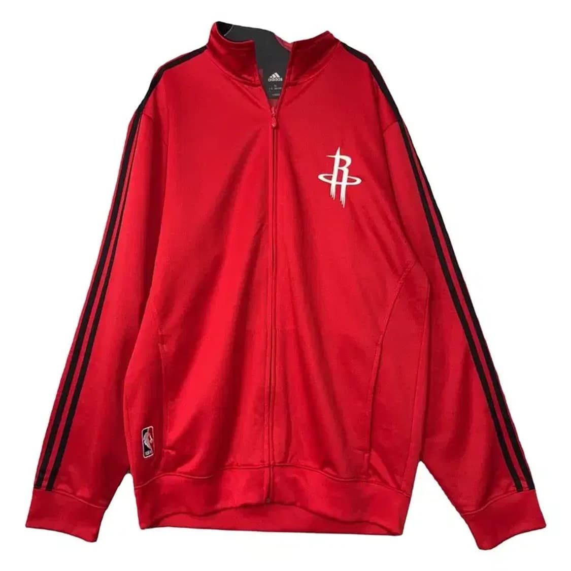아디다스 NBA 레드 빈티지 트랙탑 집업 저지 XL 상품이미지1