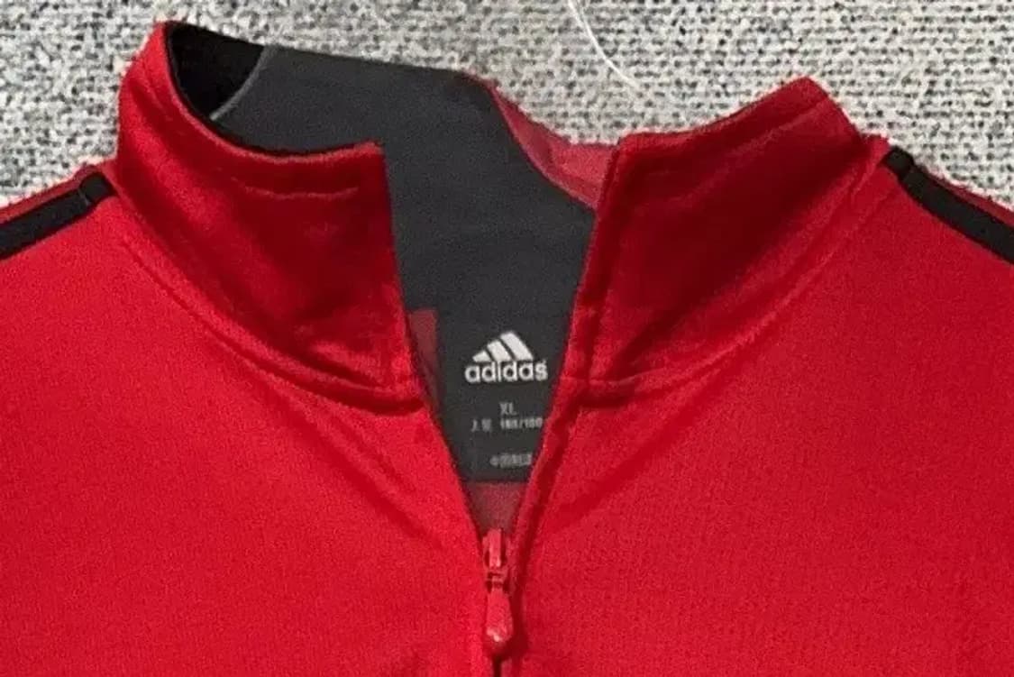 아디다스 NBA 레드 빈티지 트랙탑 집업 저지 XL 상품이미지5