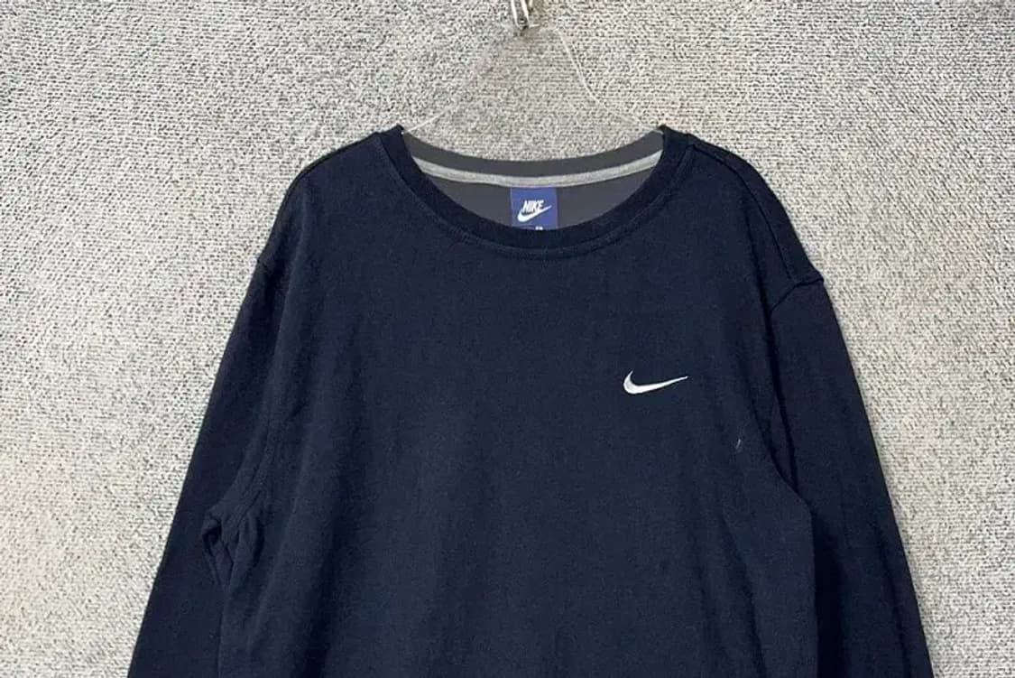 나이키 네이비 로고 맨투맨 XL 상품이미지3
